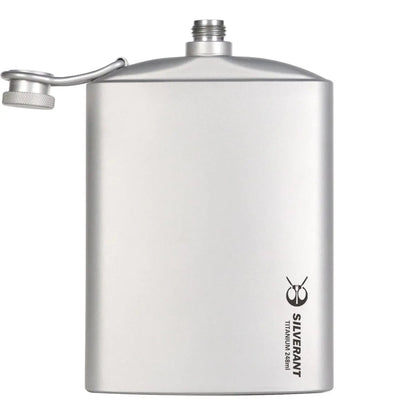Titanium Hip Flask and Funnel - 8.4 oz / 248 ml - Shop  Flasks at  Trekaline