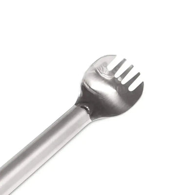 SilverAnt Long Handle Titanium Spork for camping and hiking