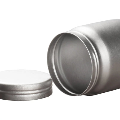 SilverAnt Titanium Container open lid thread detail