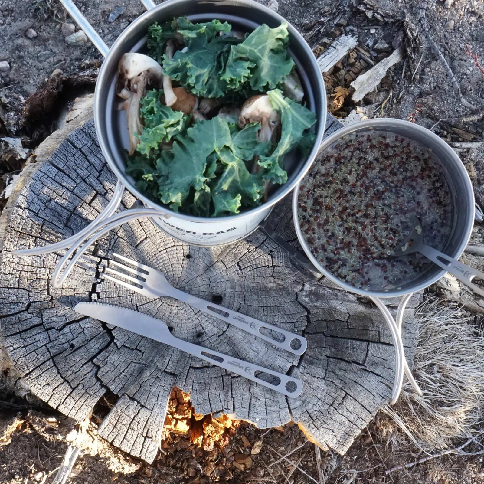 Ultralight 3-Piece Titanium Camping Cookware Set - Shop  Cooksets at  Trekaline