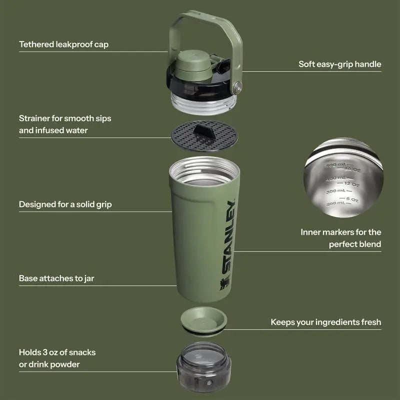 Stanley Activate Shaker Bottle 20 oz - Shop  Tumblers at  Trekaline