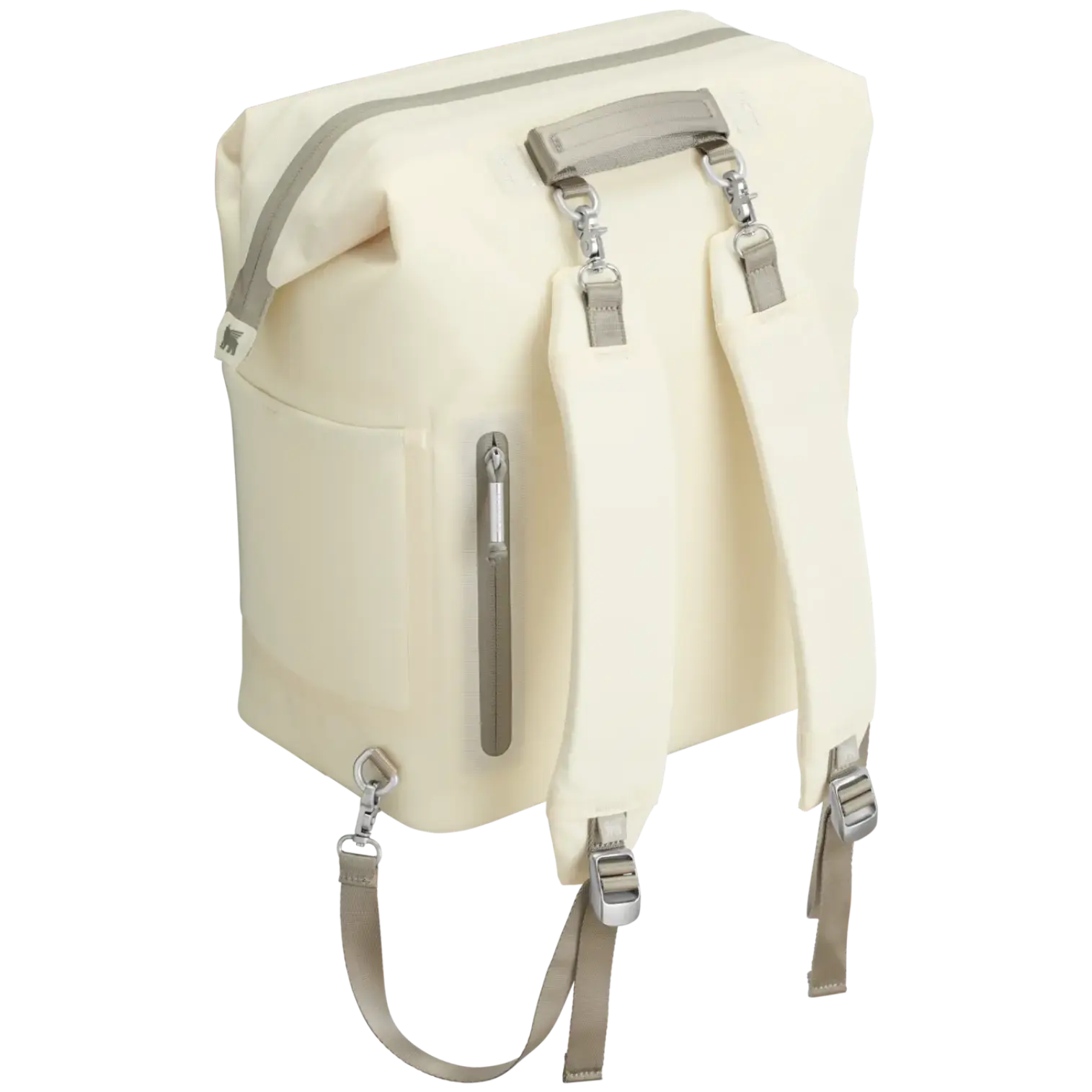 Stanley All Day Madeleine Midi Cooler Backpack 14L angled front - Cream Color