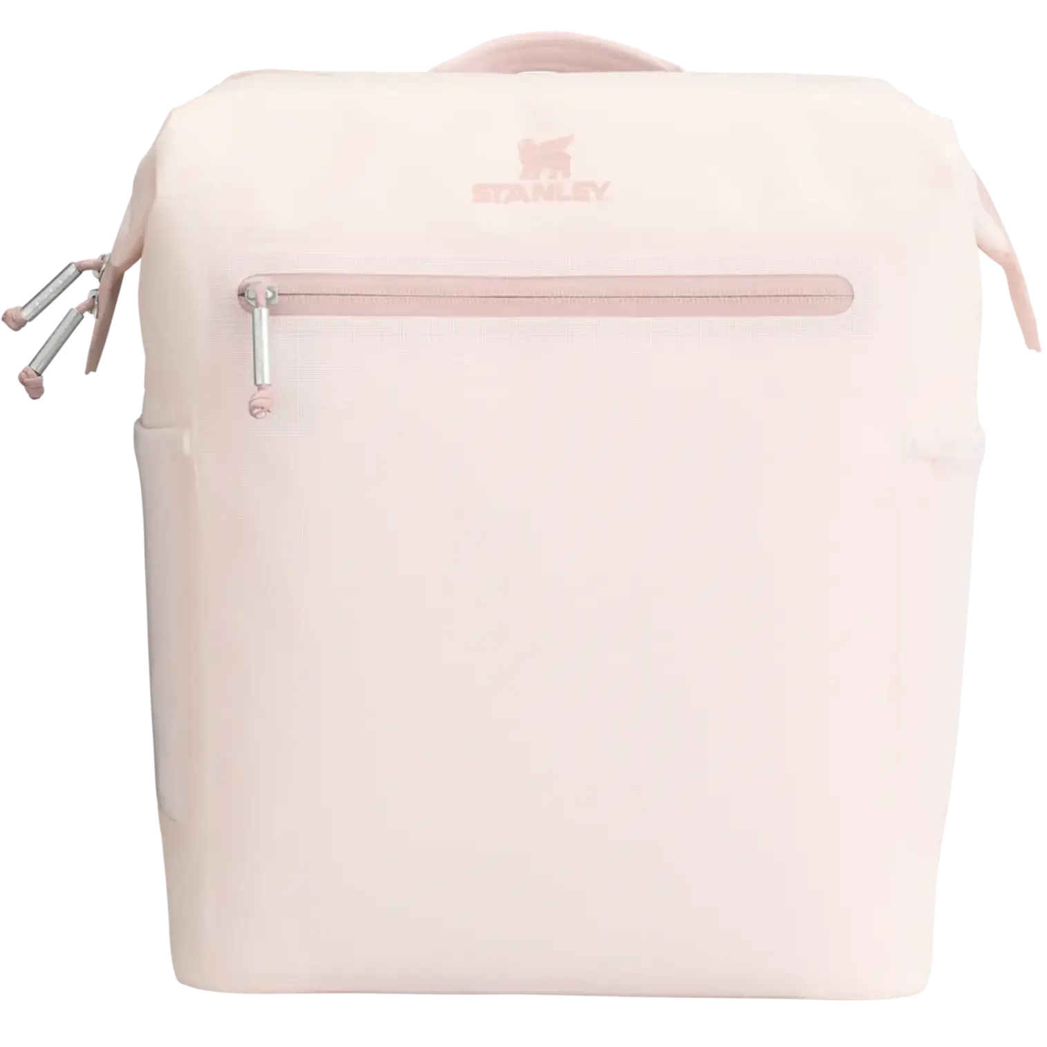 Stanley All Day Madeleine Midi Cooler Backpack 14L front view - Rose Quartz Color
