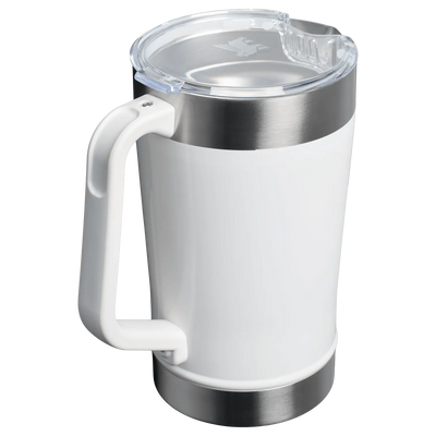 Classic Stay Chill Beer Pitcher - 64 oz / 1.9 L with sturdy handle and pour-through lid for easy serving.