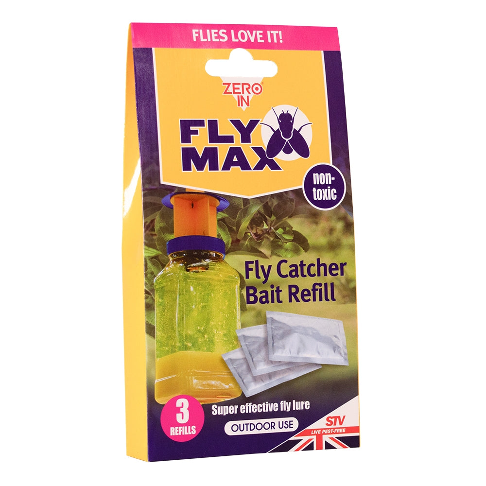 STV Zero In Fly Catcher Bait Refill Sachet 3 Pack