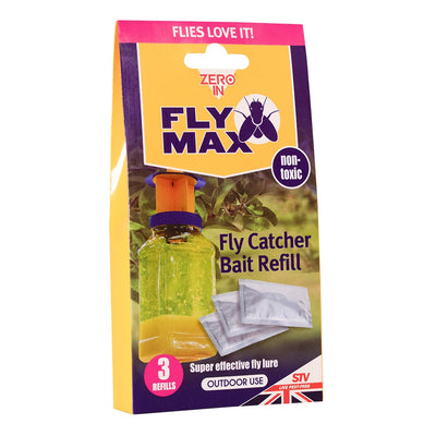 STV Zero In Fly Catcher Bait Refill Sachet 3 Pack