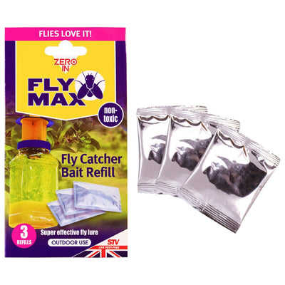 STV Zero In Fly Catcher Bait Refill Sachet 3 Pack