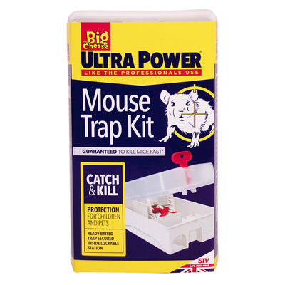 STV Big Cheese Ready-Baited Mouse Trap Kit