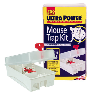 STV Big Cheese Ready-Baited Mouse Trap Kit