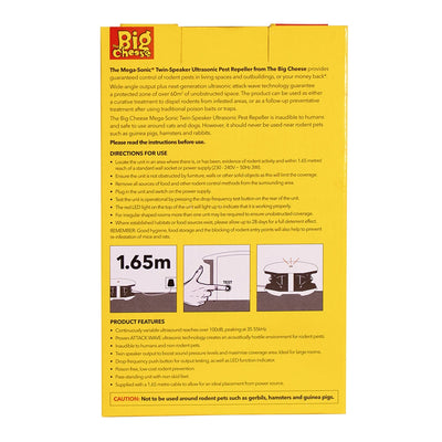 STV Big Cheese Mega-Sonic Twin-Speaker Pest Repeller