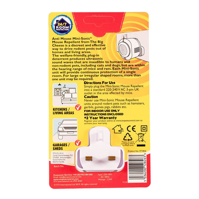 STV Big Cheese Anti Mouse Mini-Sonic Mouse Repellent