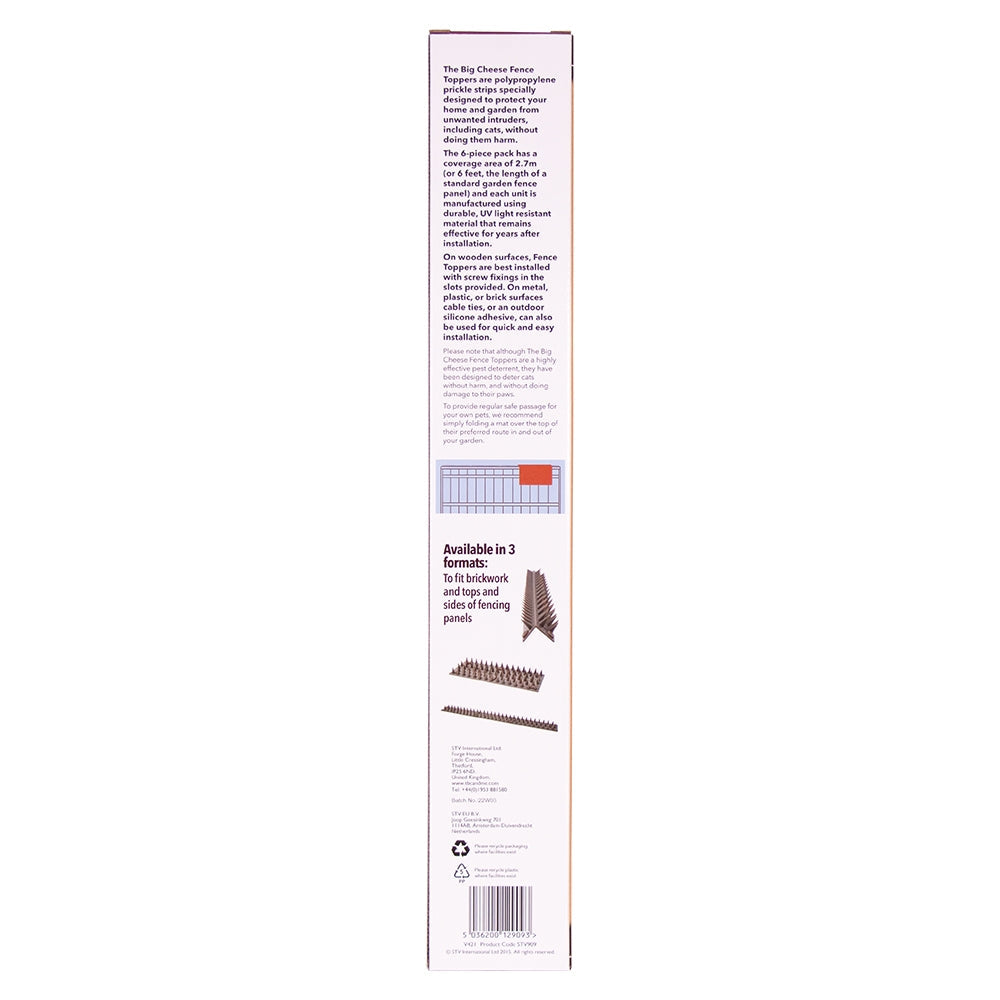 STV Prickle Strip Garden Fence Topper 6-Pack
