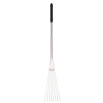 Red Gorilla Tidee Metal Rake with Long Handle