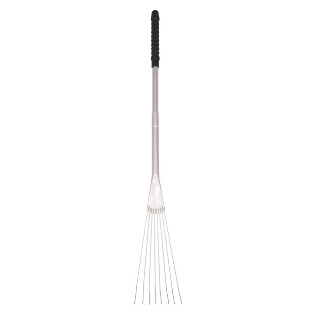 Red Gorilla Tidee Metal Rake with Long Handle