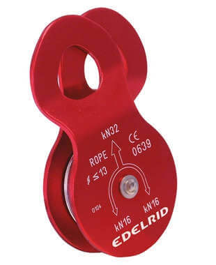 Edelrid Run Down Pulley - Red