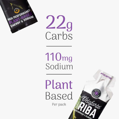 Veloforte Riba Natural Energy Gel energy and weight