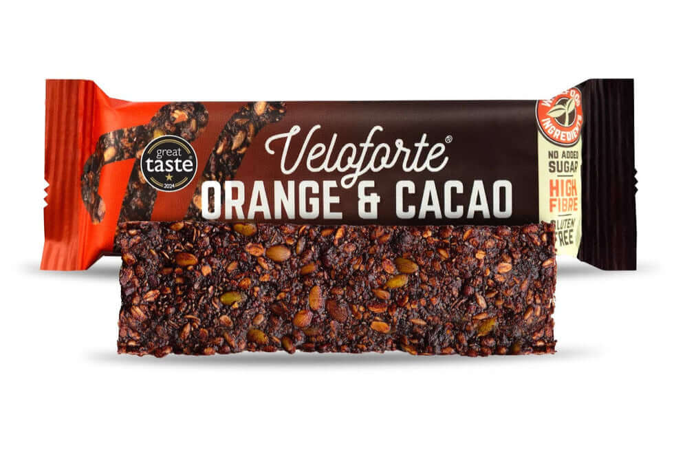Veloforte Orange and Cacao Oat Snack Bar 35g