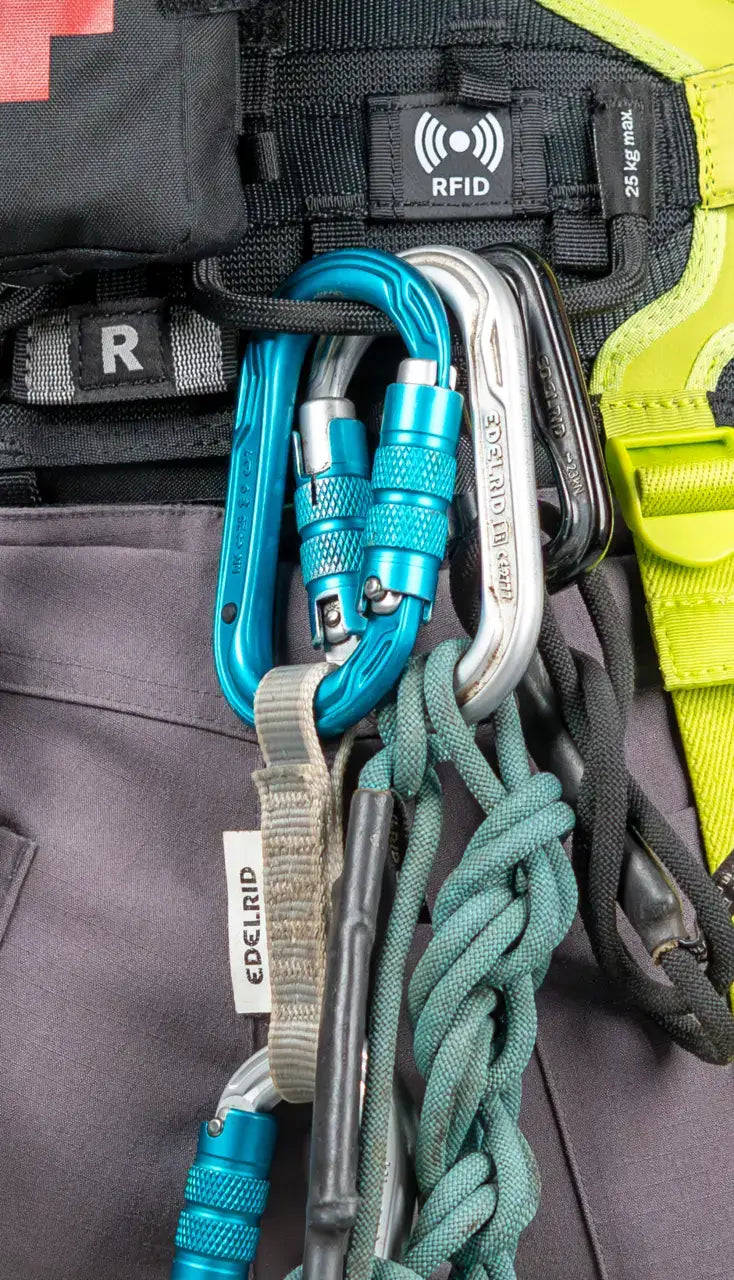 Edelrid Oval Power 2500 Triple NFC Carabiner - Icemint