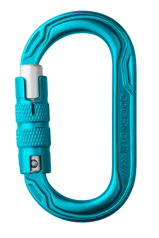 Edelrid Oval Power 2500 Triple NFC Carabiner - Icemint