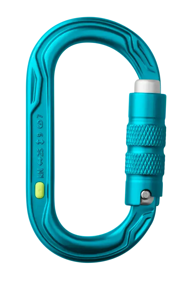 Edelrid Oval Power 2500 Triple NFC Carabiner - Icemint