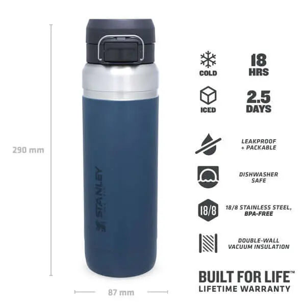 Stanley Go Quick Flip Water Bottle Leakproof - 34 oz / 1 L