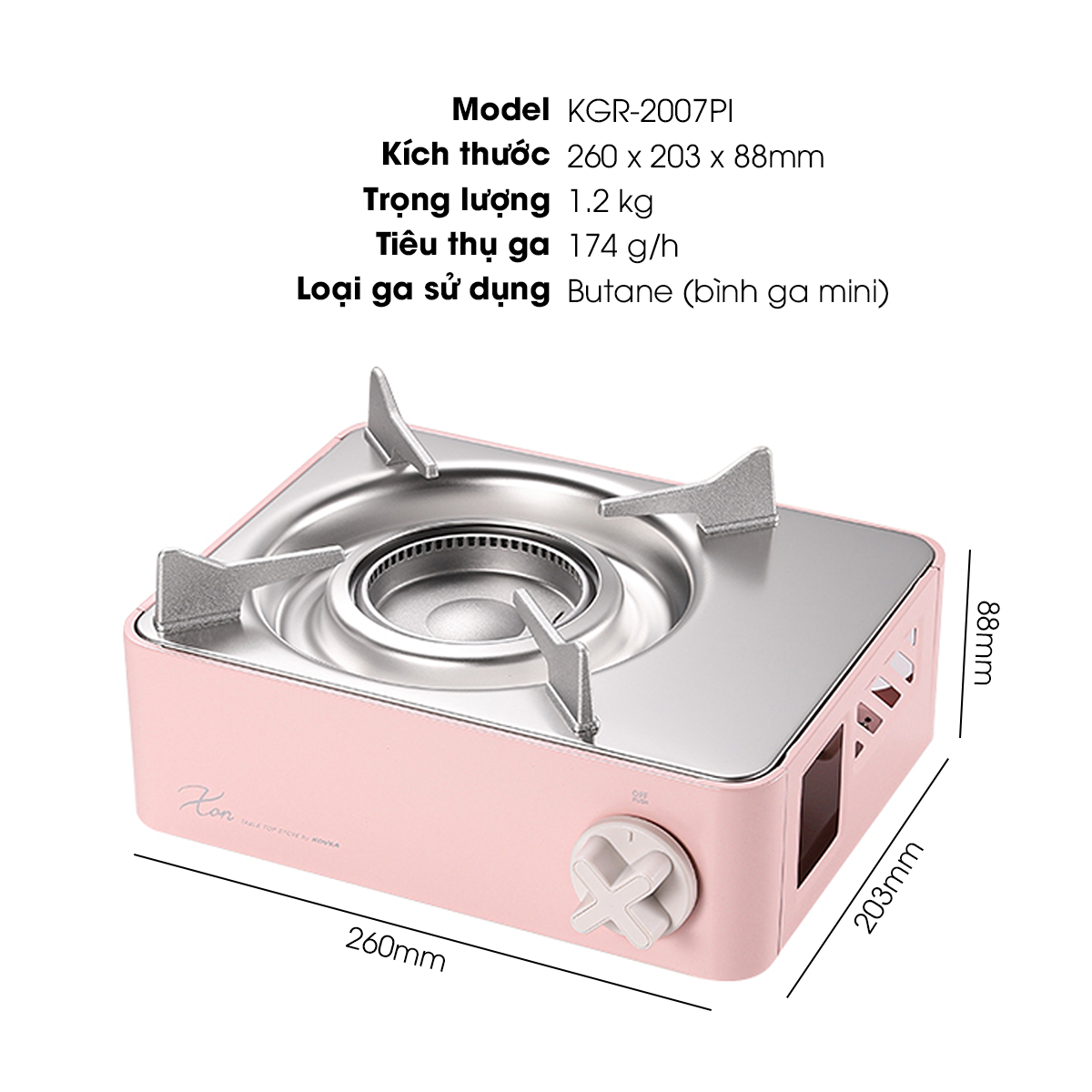 Kovea X-On Portable Tabletop Gas Stove - Shop  Camp Stoves at  Trekaline