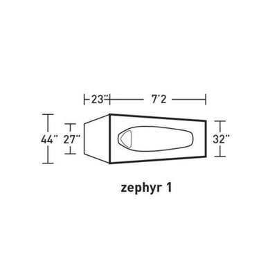 Alps Mountaineering Zephyr 1-Person Tent with Floor Saver - Shop  Backpacking Tents at  Trekaline