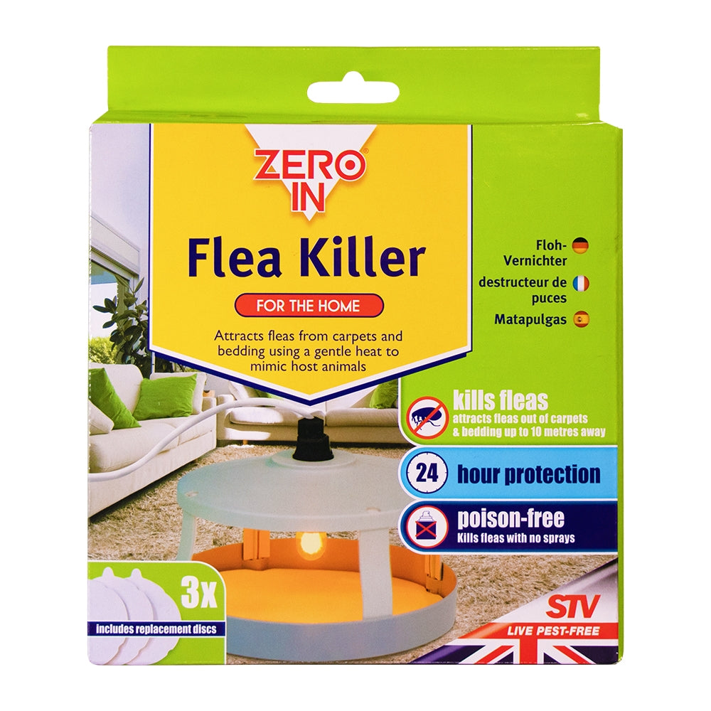 STV Zero In Flea Killer Heat Lamp Trap