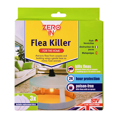 STV Zero In Flea Killer Heat Lamp Trap