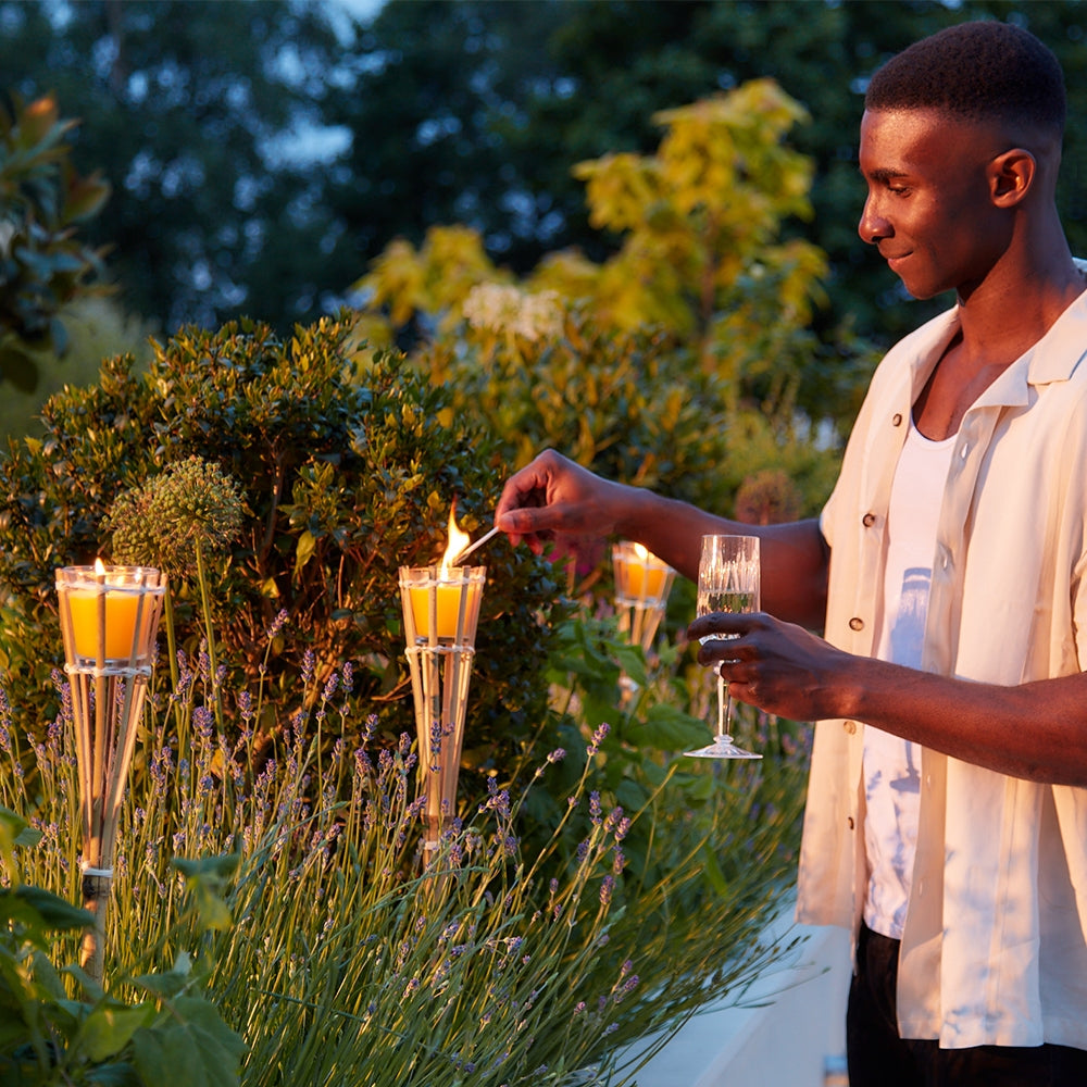STV Zero In Citronella Candle and Bamboo Torch Refill