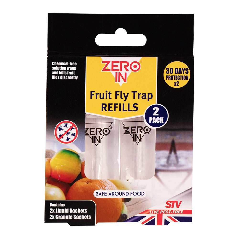 STV Zero In Fruit Fly Trap Twin Pack