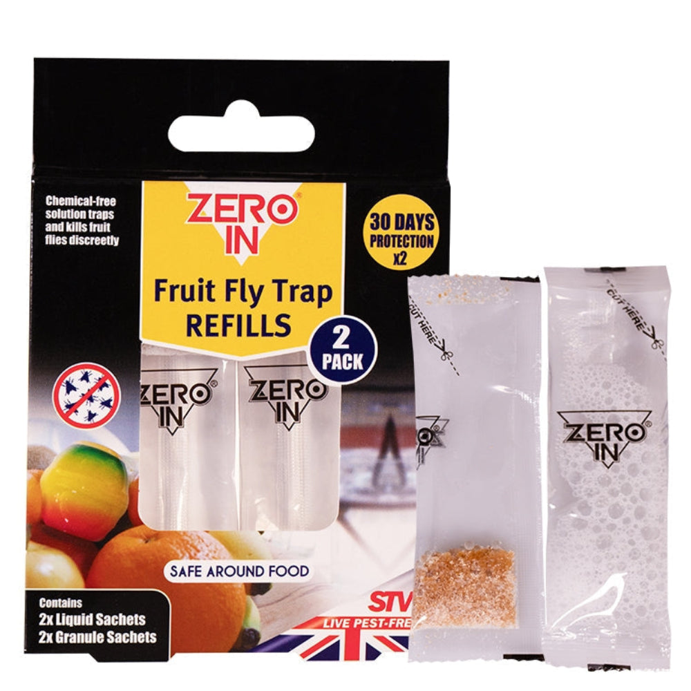 STV Zero In Fruit Fly Trap Twin Pack