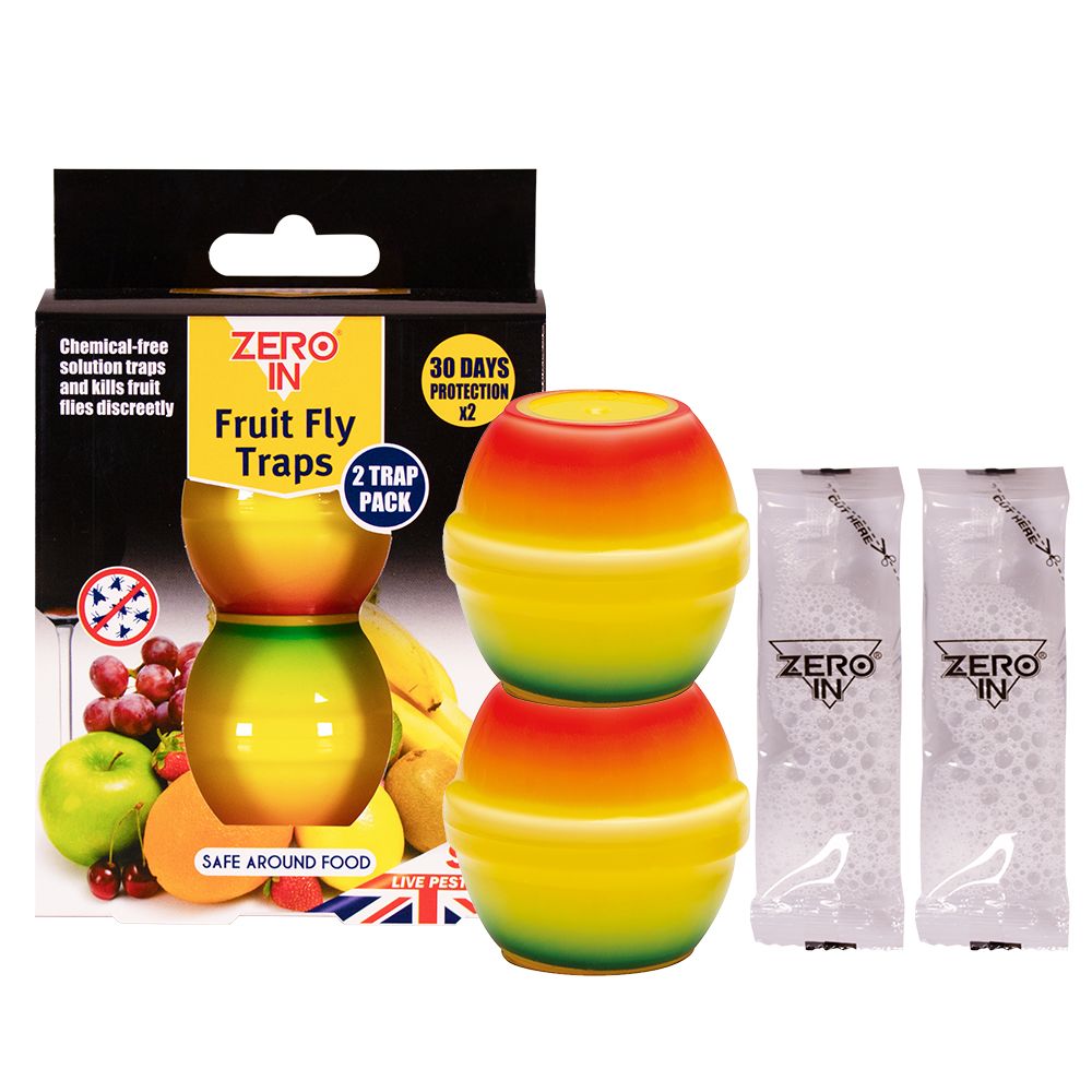 STV Zero In Fruit Fly Trap Twin Pack