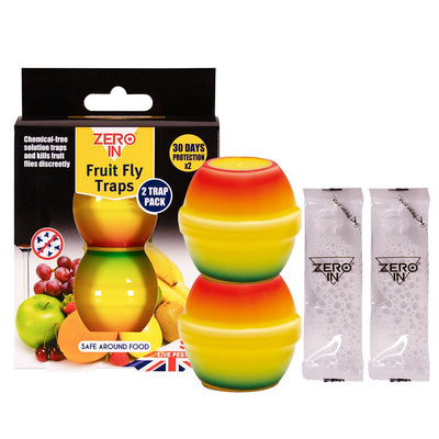 STV Zero In Fruit Fly Trap Twin Pack